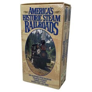 America's Historic Steam Railroads VHS Set - 2 VHS in Set